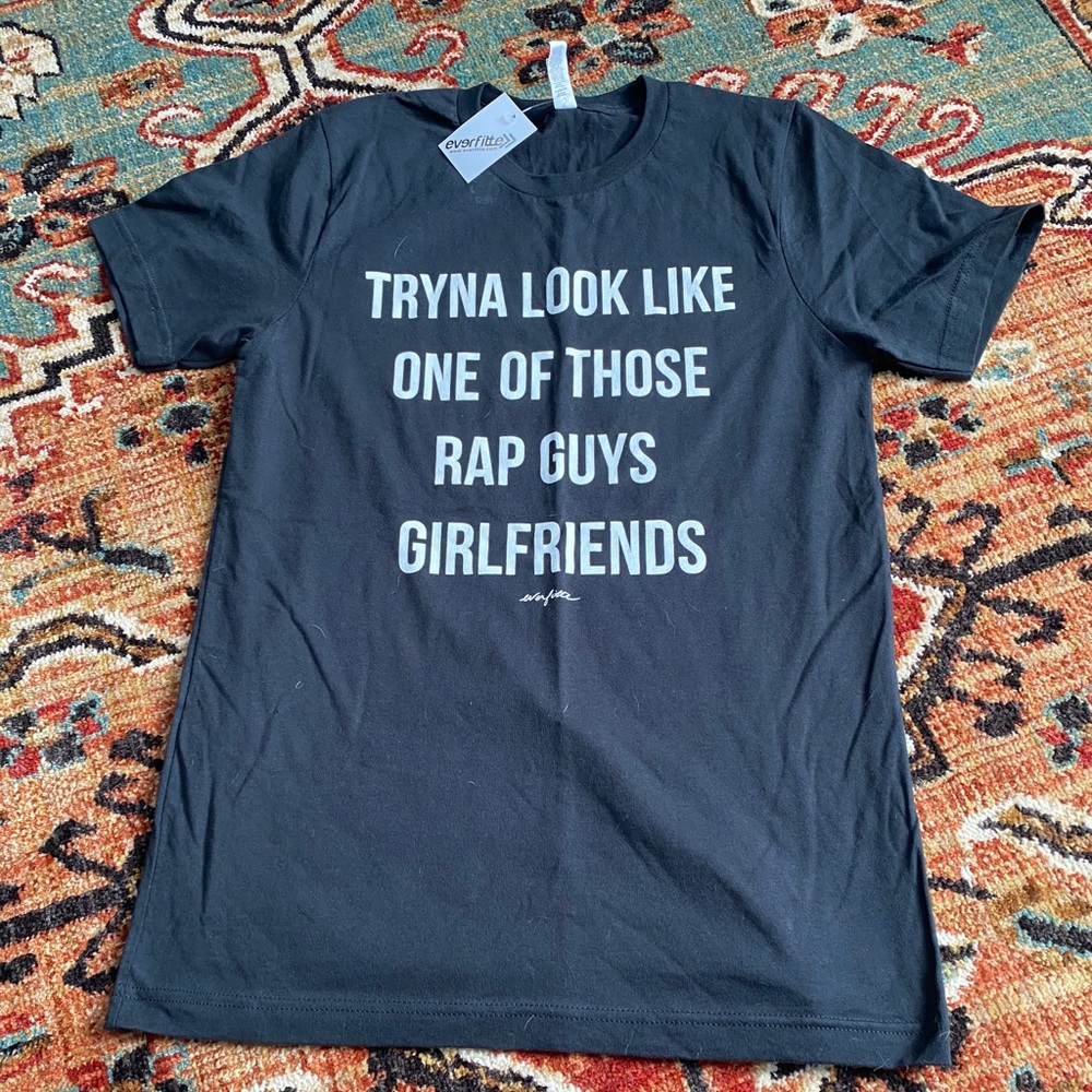 Rap Slogan Tee - NWT